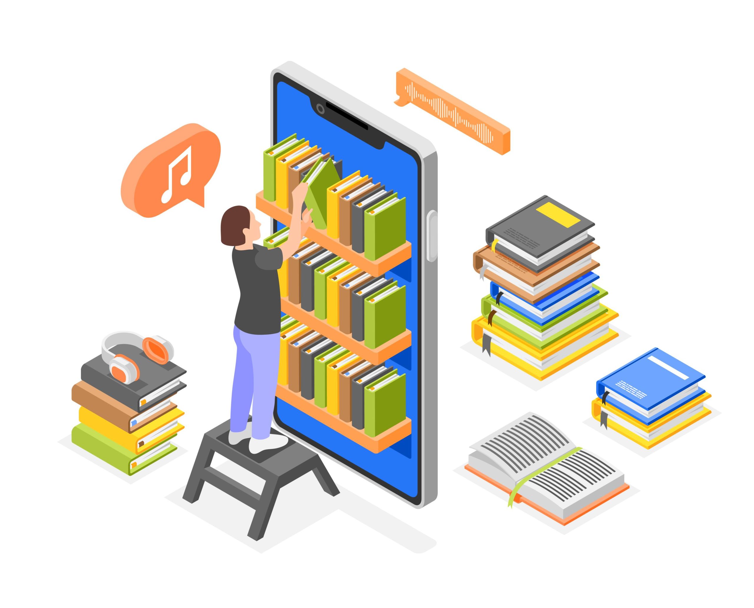 2211.i301.004.S.m004.c13.Audio books isometric composition scaled 1